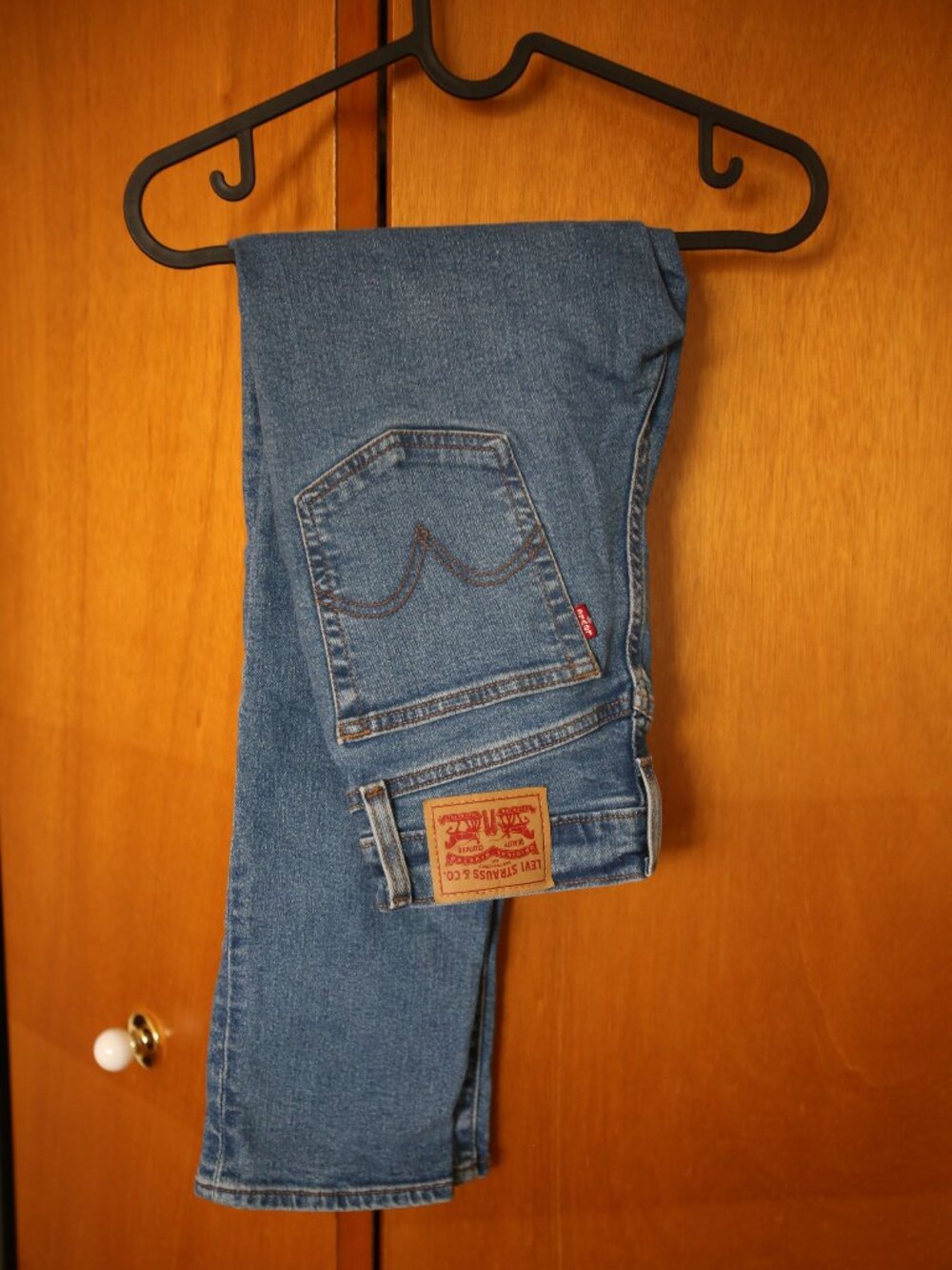 Levi's Wedgie Straight High Rise Jeans Size 24 in Love In The Mist
